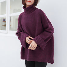 Load image into Gallery viewer, "Clearance seconds kill 86 yuan does not return and does not change" high collar rabbit velvet padded sweater base sweater 8899