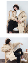Load image into Gallery viewer, Winter 2018 New Thickened Long Size Knee Down Garment, Big Hair Collar Fox Hair Cap Coat 3053