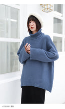 Load image into Gallery viewer, "Clearance seconds kill 86 yuan does not return and does not change" high collar rabbit velvet padded sweater base sweater 8899