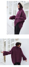Load image into Gallery viewer, "Clearance seconds kill 86 yuan does not return and does not change" high collar rabbit velvet padded sweater base sweater 8899