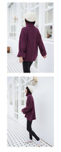 Load image into Gallery viewer, "Clearance seconds kill 86 yuan does not return and does not change" high collar rabbit velvet padded sweater base sweater 8899