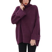 Load image into Gallery viewer, "Clearance seconds kill 86 yuan does not return and does not change" high collar rabbit velvet padded sweater base sweater 8899