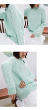 Load image into Gallery viewer, A sweater for women 2018 autumn and winter sable plaid long sleeve sweater fresh lapel sweater women 5173