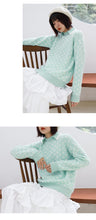 Load image into Gallery viewer, A sweater for women 2018 autumn and winter sable plaid long sleeve sweater fresh lapel sweater women 5173
