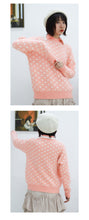 Load image into Gallery viewer, A sweater for women 2018 autumn and winter sable plaid long sleeve sweater fresh lapel sweater women 5173