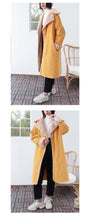 Load image into Gallery viewer, "Clearance seconds kill 216 times without refund or change" fur collar fur inside loose long cotton-padded clothes 3062 women