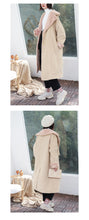 Load image into Gallery viewer, "Clearance seconds kill 216 times without refund or change" fur collar fur inside loose long cotton-padded clothes 3062 women