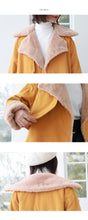 Load image into Gallery viewer, "Clearance seconds kill 216 times without refund or change" fur collar fur inside loose long cotton-padded clothes 3062 women
