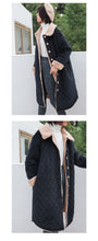 Load image into Gallery viewer, 2019 new Korean version of loose short rabbit fur one thickened cotton-padded jacket women's long wool collar cotton-padded clothes a generation of hair