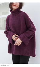 Load image into Gallery viewer, "Clearance seconds kill 86 yuan does not return and does not change" high collar rabbit velvet padded sweater base sweater 8899