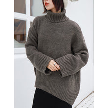 Load image into Gallery viewer, "Clearance seconds kill 86 yuan does not return and does not change" high collar rabbit velvet padded sweater base sweater 8899