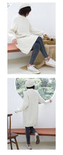 Load image into Gallery viewer, "Clearance seconds kill 86 yuan does not return and does not change" in the long knit base shirt female half turtle neck loose 8910