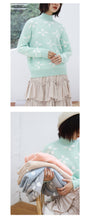 Load image into Gallery viewer, Autumn and winter Korean crew neck macaroon small fresh ins snowflake sweater female pullover long sleeve loose knit 5172