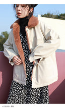 Load image into Gallery viewer, Leather women's short 2018 winter wild loose velvet mink coat motorcycle jacket 3071