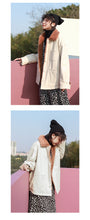 Load image into Gallery viewer, Leather women's short 2018 winter wild loose velvet mink coat motorcycle jacket 3071