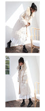 Load image into Gallery viewer, In the winter of 2018, the new Korean version of fur collar hooded down jacket women thickened white duck down long down jacket women 3038