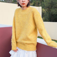 Load image into Gallery viewer, "Clearance seconds kill 76 yuan no refund no change" sweater women's round neck loose pullover sweater 921 in autumn and winter