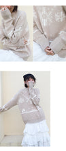 Load image into Gallery viewer, "Clearance seconds kill 76 yuan not to return not to change" fawn sweater women loose round neck pullover sweater 1806