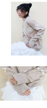 Load image into Gallery viewer, "Clearance seconds kill 76 yuan not to return not to change" fawn sweater women loose round neck pullover sweater 1806