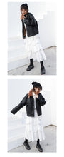 Load image into Gallery viewer, New Winter Sueded Korean Leather Coat with Belt Decorative Large Pocket Loose Leather Coat 3066