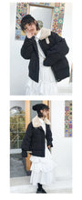 Load image into Gallery viewer, 2018 Winter New ins Korean Short Coat Female cotton-padded jacket Thickened Loose White Duck Down Jacket Female 3037