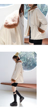 Load image into Gallery viewer, Women's Jackets, Leather Garments, Short Motorcycle Garments, Women's Sueded Coats, Loose Leather Garments 3072