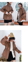 Load image into Gallery viewer, Women's Jackets, Leather Garments, Short Motorcycle Garments, Women's Sueded Coats, Loose Leather Garments 3072