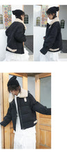 Load image into Gallery viewer, 2018 Winter New ins Korean Short Coat Female cotton-padded jacket Thickened Loose White Duck Down Jacket Female 3037