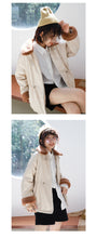 Load image into Gallery viewer, Women's Jackets, Leather Garments, Short Motorcycle Garments, Women's Sueded Coats, Loose Leather Garments 3072