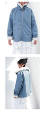 Load image into Gallery viewer, "Clearance seconds kill" winter fur collar locomotive clothing plus velvet women's jacket coat loose leather women 3069