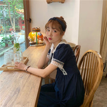 Load image into Gallery viewer, 2019 New Girl Dress Ghost Horse Girl Chic Retro-aged Butterfly Knot Clothes 8642