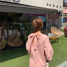 Load image into Gallery viewer, 2019 new women's dress female summer Korean temperament loose slim lantern sleeve retro skirt