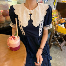 Load image into Gallery viewer, 2019 New Girl Dress Ghost Horse Girl Chic Retro-aged Butterfly Knot Clothes 8642