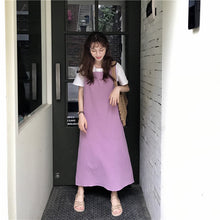 Load image into Gallery viewer, 2019 new women's linen backless cross dress 8862