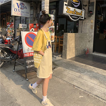 Load image into Gallery viewer, 2019 new women's boudoir straight strap jeans pants Joker student skirt