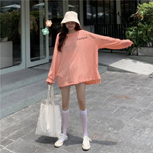 Load image into Gallery viewer, Korean version of the new women's wear micro-transparent 100-letter pattern printed long-sleeved sunscreen women