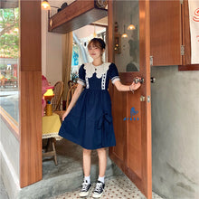 Load image into Gallery viewer, 2019 New Girl Dress Ghost Horse Girl Chic Retro-aged Butterfly Knot Clothes 8642