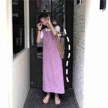 Load image into Gallery viewer, 2019 new women's linen backless cross dress 8862