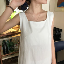 Load image into Gallery viewer, 2019 new women's linen backless cross dress 8862