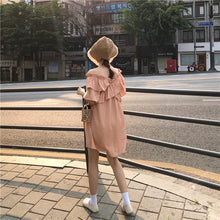Load image into Gallery viewer, 2019 new women's bright shoulder dress changeable fairy waist slim temperament skirt