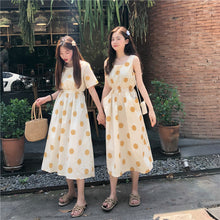 Load image into Gallery viewer, Han Feng sleeveless pocket color wave point skirt+tie dress girlfriends 5866