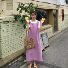 Load image into Gallery viewer, 2019 new women's linen backless cross dress 8862