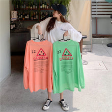 Load image into Gallery viewer, Korean version of the new women's wear micro-transparent 100-letter pattern printed long-sleeved sunscreen women