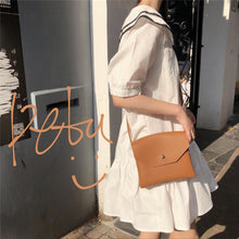 Load image into Gallery viewer, 2019 Korean version of the new women's doll collar loose slim ruffled dress