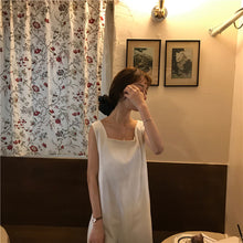 Load image into Gallery viewer, 2019 new women's linen backless cross dress 8862