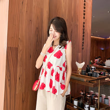 Load image into Gallery viewer, Summer suit women 2019 new net red temperament doll shirt pants small two-piece western style age-reducing pants