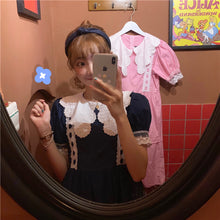Load image into Gallery viewer, 2019 New Girl Dress Ghost Horse Girl Chic Retro-aged Butterfly Knot Clothes 8642